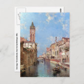 Postkarte Venedig von Unterberger (Vorne/Hinten)