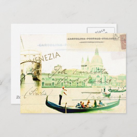 Postkarte Venezia (Vorne/Hinten)