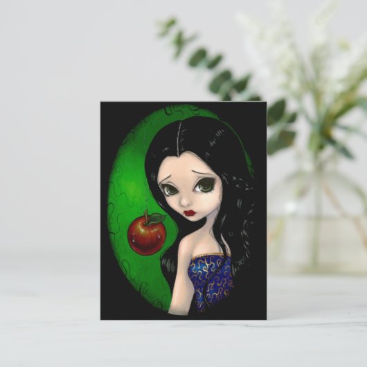 Postkarte "Vergifteter Apple" (Stehend Vorderseite)