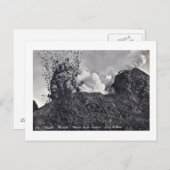 Postkarte, Vesuvius Eruption Postkarte (Vorne/Hinten)