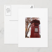 Postkarte - Viktorianische Postbox (Vorne/Hinten)