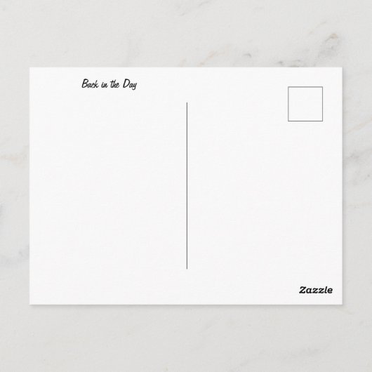 Postkarte Vintag (Rückseite)