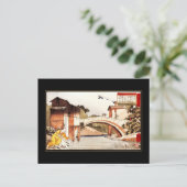Postkarte Vintag Asiatische Kunst (Stehend Vorderseite)