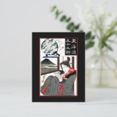 Postkarte Vintag Asiatische Kunst (Stehend Vorderseite)
