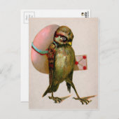 Postkarte "Vintag Bird Oaster" (Vorne/Hinten)