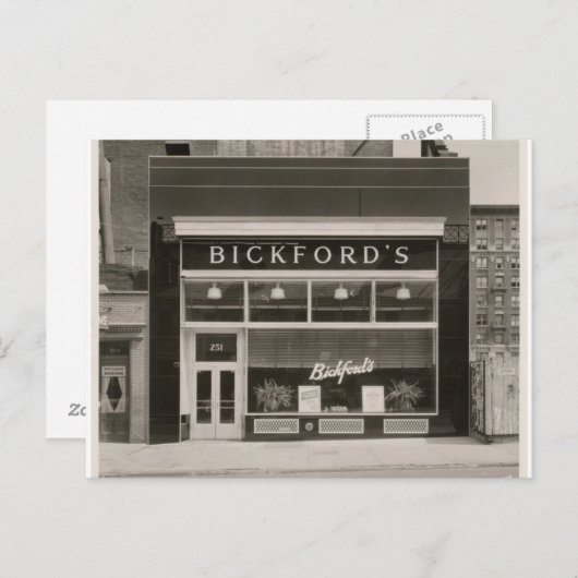 Postkarte Vintag NY 9 (Vorne/Hinten)