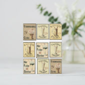 Postkarte, Vintag Postkarte (Stehend Vorderseite)