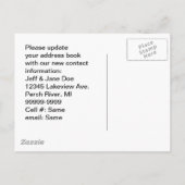 Postkarte Vintag Retro Besetzte Reinigung Neue Adr (Rückseite)