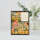 Postkarte-Vintage Abbildung - Walter Crane 4 Postkarte (Stehend Vorderseite)