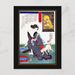 Postkarte Vintage Asiatische Kunst
