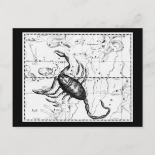 Postkarte-Vintage Astrologie/Divination 9 Postkarte
