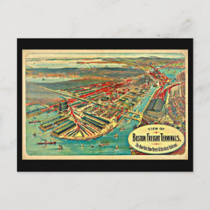 Postkarte-Vintage Boston Kunst-24 Postkarte
