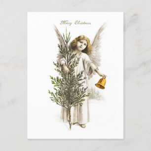POSTKARTE: VINTAGE CHRISTMAS ANGEL POSTKARTE