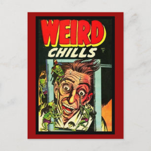Postkarte Vintage-Comicbook-Covers