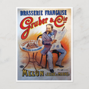 Postkarte - Vintage Gruber & Cie Posters