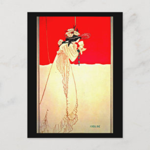 Postkarte-Vintage Illustration-Aubrey Beardsley 11 Postkarte