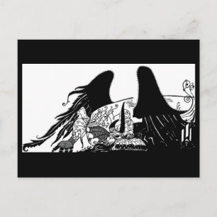Postkarte-Vintage-Illustration-Aubrey Beardsley 24 Postkarte