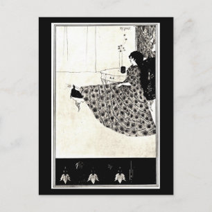 Postkarte-Vintage-Illustration-Aubrey Beardsley 45 Postkarte