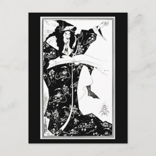 Postkarte-Vintage-Illustration-Aubrey Beardsley 7 Postkarte