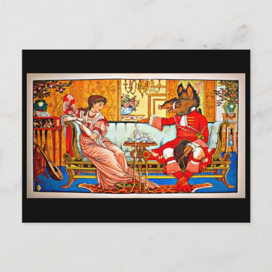 Postkarte-Vintage Illustration-Walter Crane 59 Postkarte (Vorderseite)