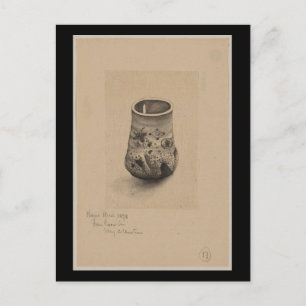 Postkarte - Vintage japanische Kunst - Vase