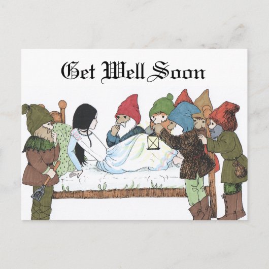 Postkarte Vintage Märchen (Vorderseite)