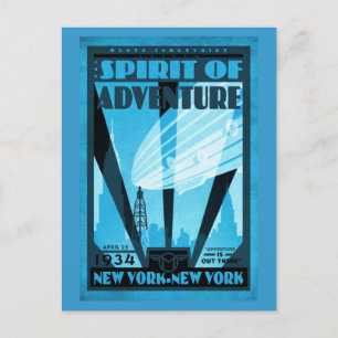 Postkarte-Vintage Reise-New York 2 Postkarte