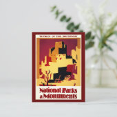 Postkarte-VIntage Reise-Pueblos Südwestenglands Postkarte (Stehend Vorderseite)