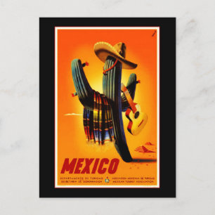Postkarte-VIntage Reisen-Mexiko Postkarte