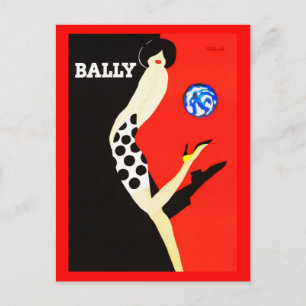 Postkarte-VIntage Travel-Bally Postkarte