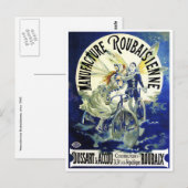 Postkarte: Vintage Zyklen: Roubaisien Postkarte (Vorne/Hinten)