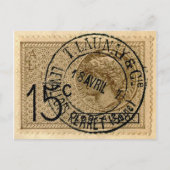 Postkarte - Vintager französischer Postfachillustr (Vorderseite)