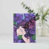 Postkarte "Violet" (Stehend Vorderseite)
