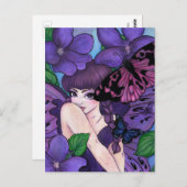Postkarte "Violet" (Vorne/Hinten)