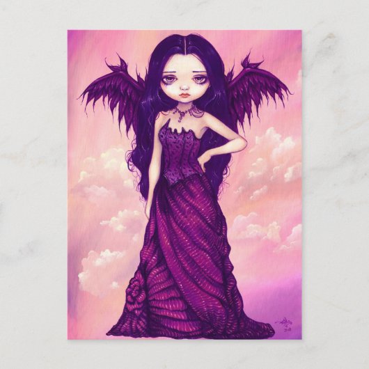 Postkarte "Violet Angel" (Vorderseite)