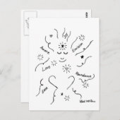 Postkarte "Vision" (Vorne/Hinten)