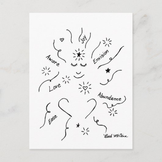 Postkarte "Vision" (Vorderseite)