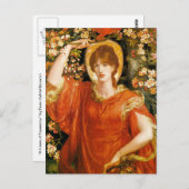 Postkarte: Vision von Fiammetta Postkarte (Vorne/Hinten)