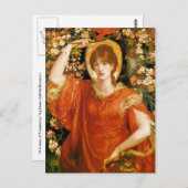 Postkarte: Vision von Fiammetta Postkarte (Vorne/Hinten)