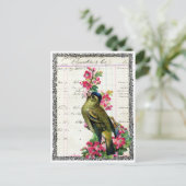 Postkarte Vogel (Stehend Vorderseite)