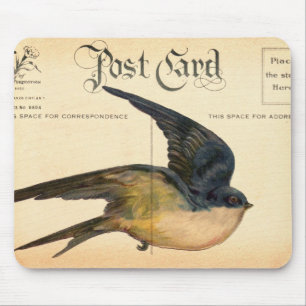 Postkarte Vogel Digitale Kunst Mousepad