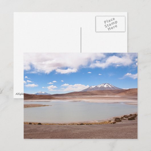 Postkarte vom Altiplano (Vorne/Hinten)