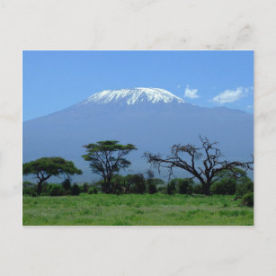 Postkarte vom Berg Kilimanjaro