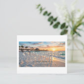 Postkarte vom Clearwater Beach (Stehend Vorderseite)