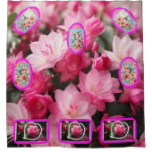 Postkarte vom Hawaii Riesen-Blume Duschvorhang (Vorderseite)