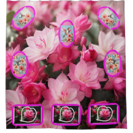 Postkarte vom Hawaii Riesen-Blume Duschvorhang