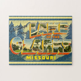Postkarte vom Lake of the Ozarks 11x14 Puzzle