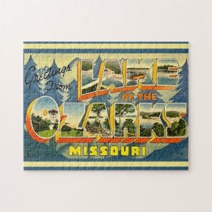 Postkarte vom Lake of the Ozarks 11x14 Puzzle