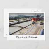 Postkarte vom Panamakanal (Vorne/Hinten)