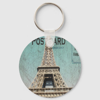 Postkarte vom Pariser EIffel-Turm Schlüsselanhänger